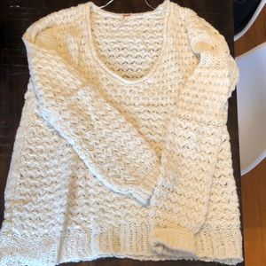 Free People oversized soft sweater in small